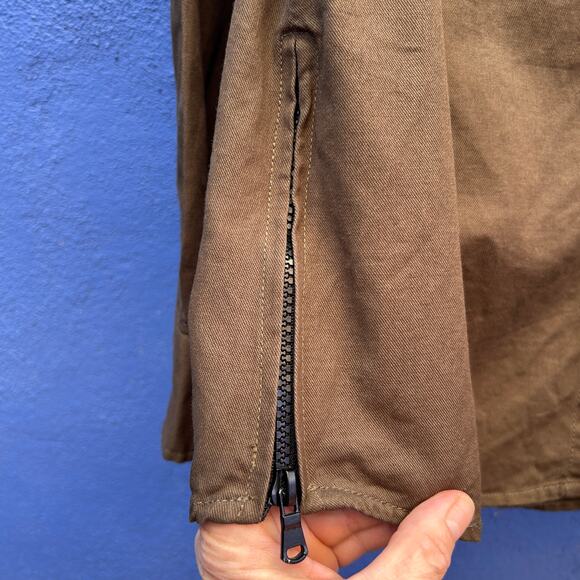 carbon army-esque snap front shirt - Picture 6 of 7